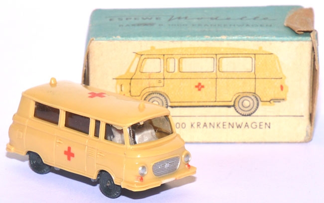 Barkas B 1000 Krankenwagen elfenbein