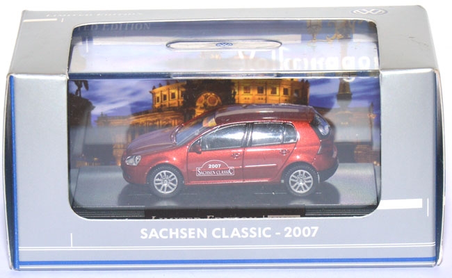 VW Golf 5 4türig sunsetredmetallic - Sachsen Classic 2007