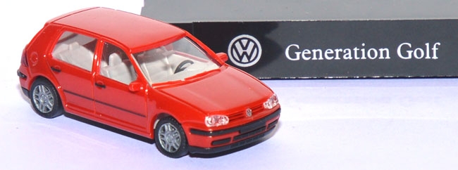 VW Golf 4 4türig - Generation Golf rot