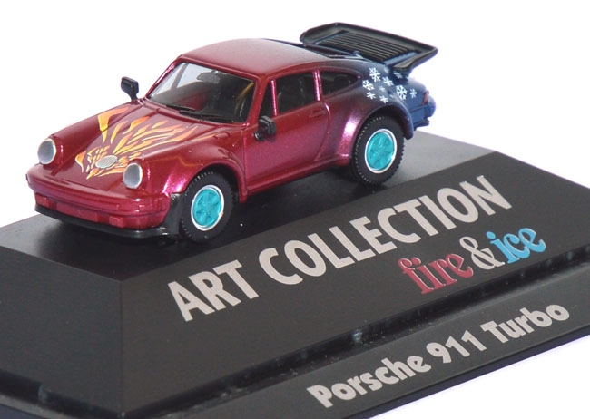 Porsche 911 Turbo Art Collection Fire & Ice