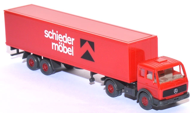 Mercedes-​​Benz NG 1626 S Koffersattelzug Schieder Möbel