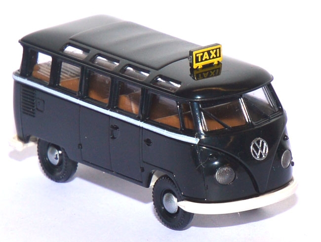 VW T1 Bus Samba Taxi schwarz