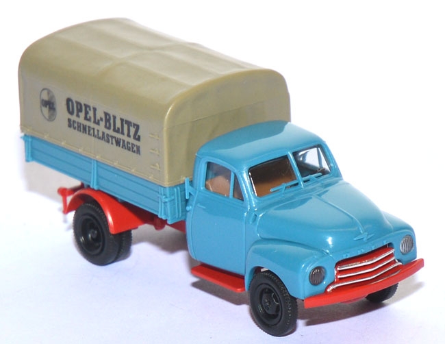 Opel Blitz Langhauber Pritsche Opel-​Blitz Schnellastwagen blau