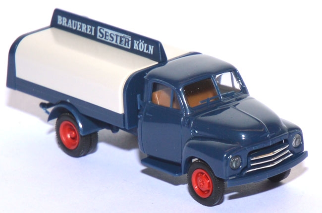 Opel Blitz 1952 Langhauber Bierpritsche Brauerei Sester Köln