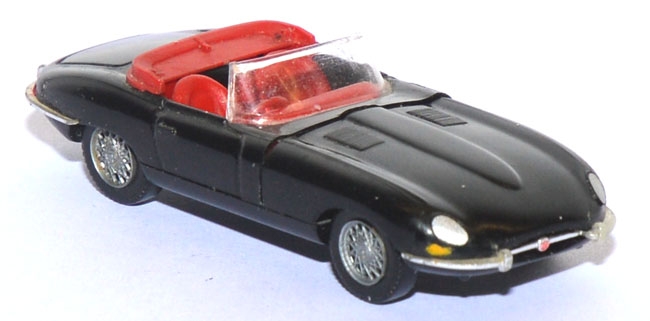 Jaguar E-​Type 3,8 OTS Cabriolet / Roadster schwarz