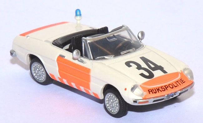 Alfa Romeo Spider 2000 offen Rijkspolitie Polizei NL #34