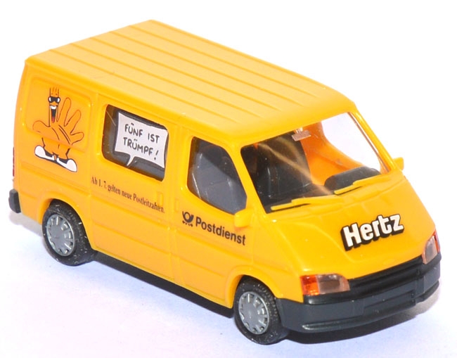 Ford Transit Halbbus Postdienst Hertz Postleitzahlen