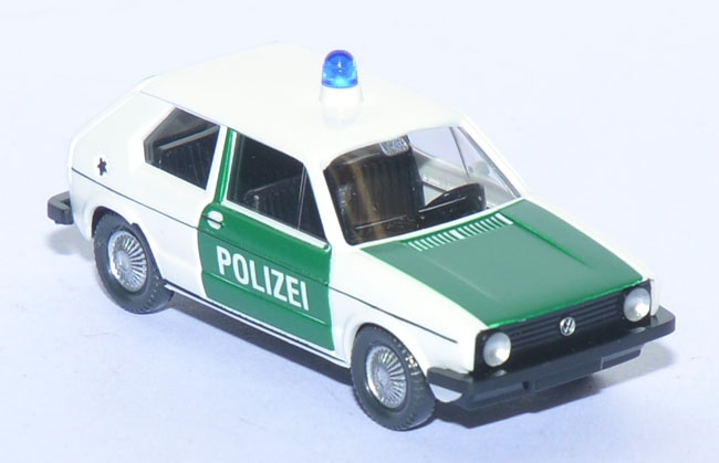 VW Golf 1 2türig Polizei grün