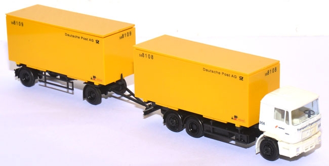 MAN F2000 Wechselkoffer-Lastzug Deutsche Post AG