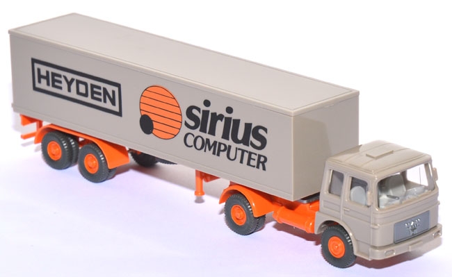 MAN 19.230 Koffersattelzug Heyden Sirius Computer