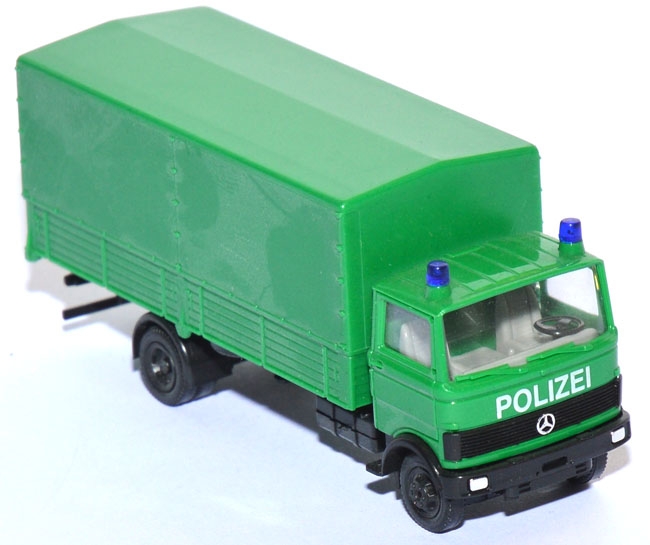 Mercedes-​​Benz LP 813 Pritschen-​​LKW Polizei grün