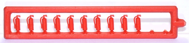 Feuerlöscher rot Set - 10 Stück