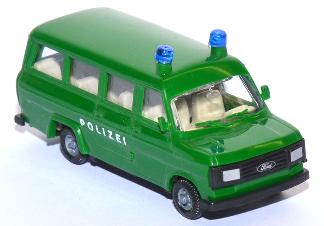 Ford Transit Bus Polizei grün