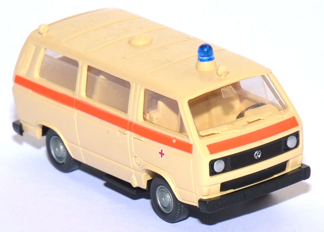 VW T3 Bus Rotes Kreuz Krankenwagen beige