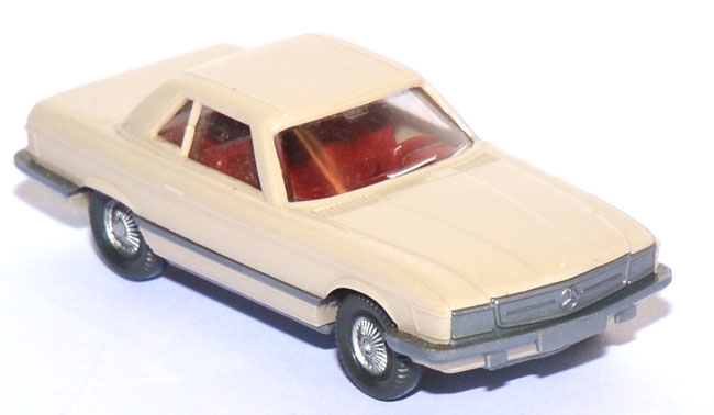 Mercedes-​​​Benz 350 SL Cabriolet geschlossen hellelfenbein