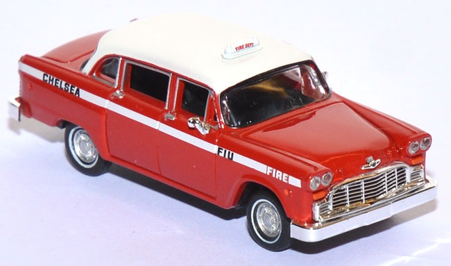 Checker Cab Fire Car Feuerwehr Chelsea