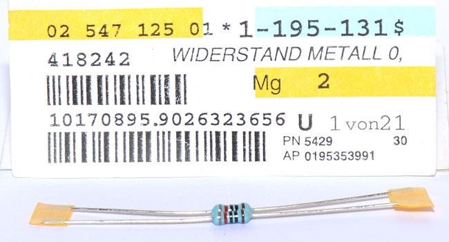 Widerstand Metallschicht 10 kOhm