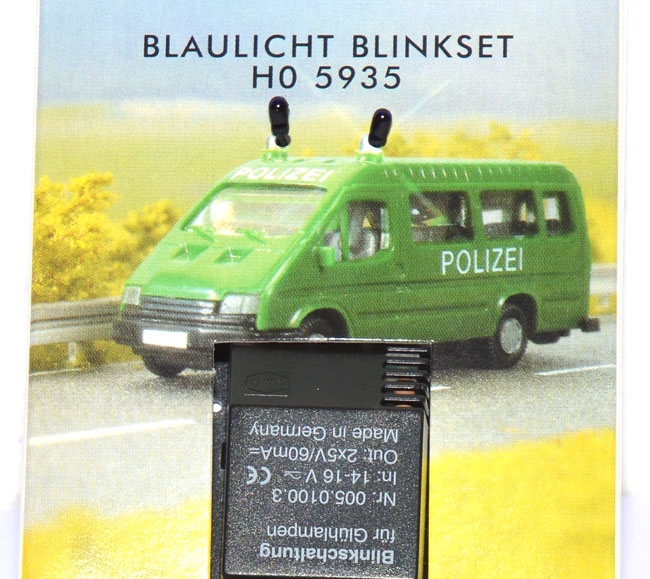 Blaulicht Blinkset mit Blinkschaltung 5935