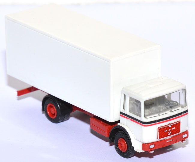 MAN F8 Kofffer-LKW neutral weiß