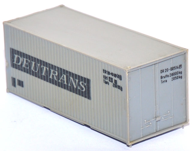 Container 20 ft Deutrans grau