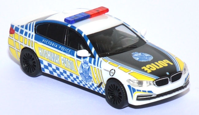 BMW 5er Victoria Police Highway Patrol Australien weiß