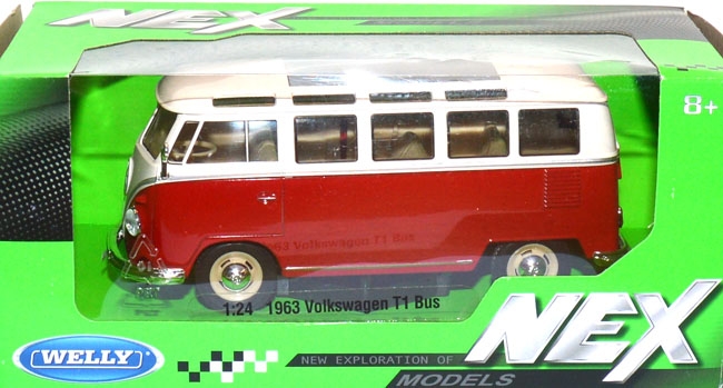 VW T1 Bus Samba rot 1:24