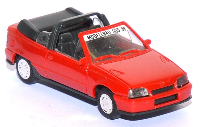 Opel Kadett E GSi Cabrio - Modellbau Süd 89 rot