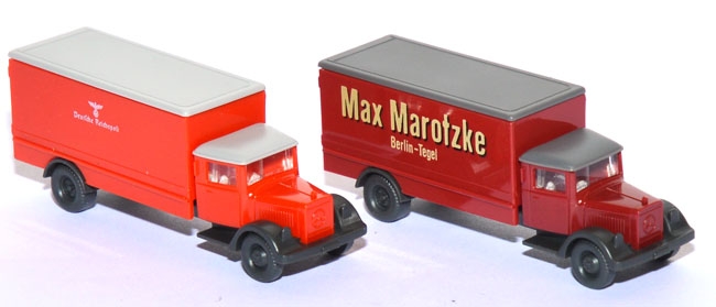 Mercedes-Benz L 2500 Möbel-LKW - 2 Stück 1:160