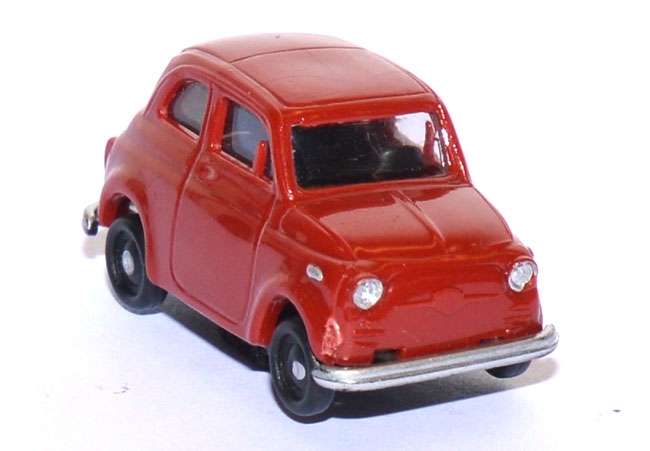 Fiat 500 weinrot