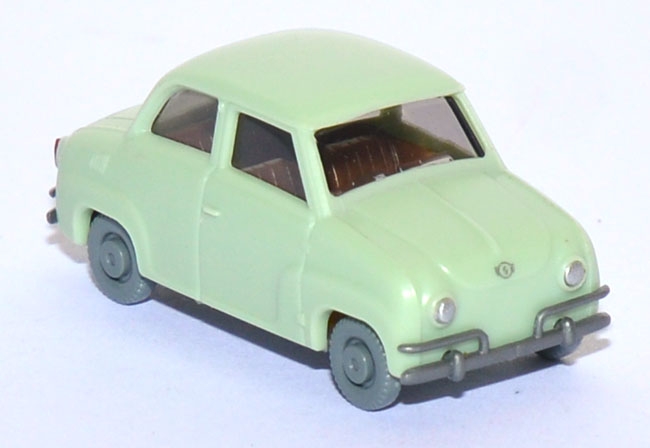 Glas Goggomobil weißgrün
