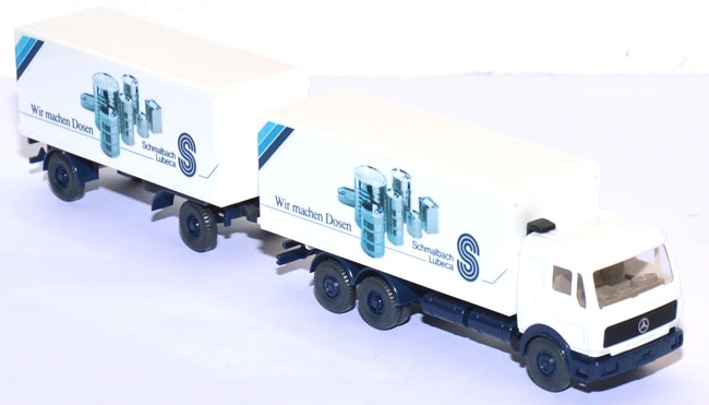 Mercedes-​​Benz NG 2235 Kofferlastzug Schmalbach weiß