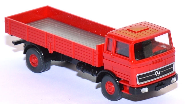 Mercedes-​Benz LP 1620 Pritschen-​LKW rot