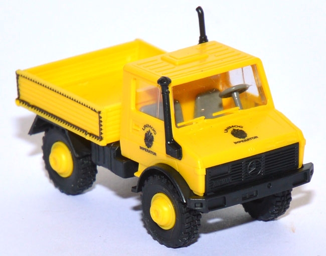 Mercedes-Benz Unimog U 2400 Pritsche Imperator gelb