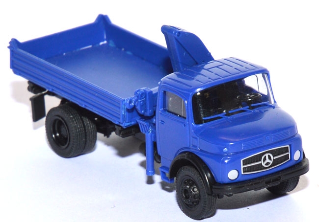 Mercedes-Benz LAK 1113 B/36 Dreiseitenkipper mit Ladekran THW