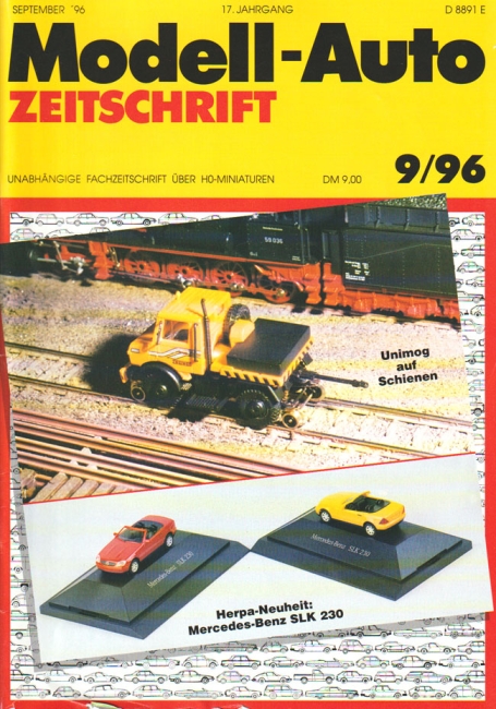 Modell-​Auto Zeitschrift 09/96
