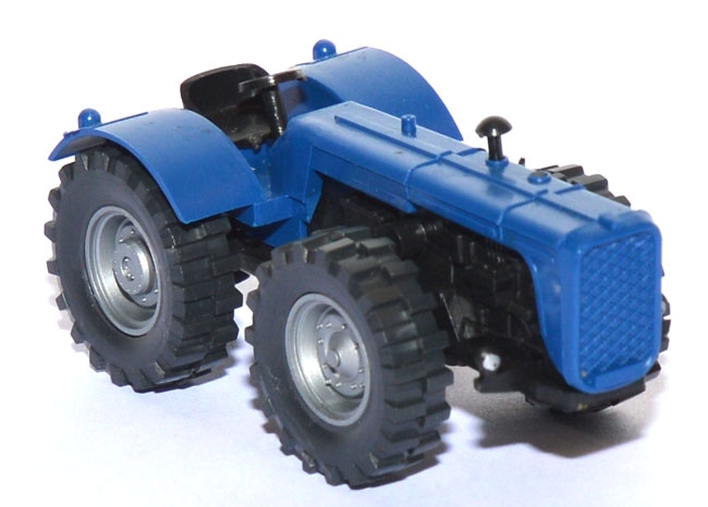 Dieseltraktor Dutra D4K offen Schaustellerfahrzeug blau