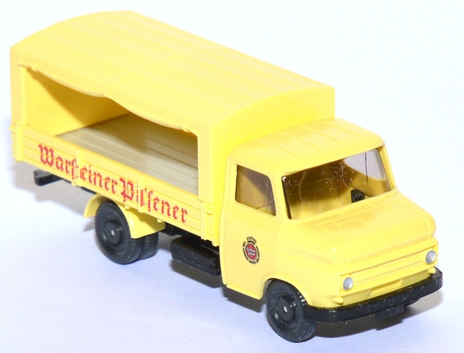 Opel Blitz B 1965 1,9 t Pritsche Warsteiner hellschwefelgelb