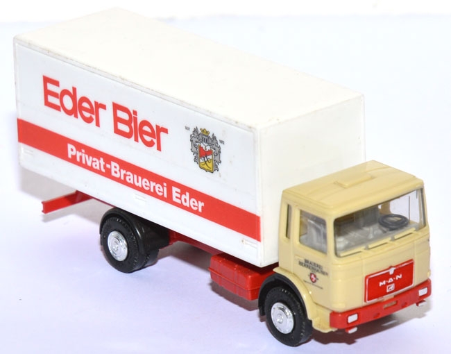 MAN F 8 Getränkekoffer-LKW Eder Bier