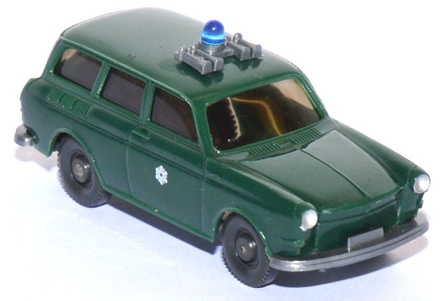VW 1500 Variant Eckhauber Polizei kieferngrün