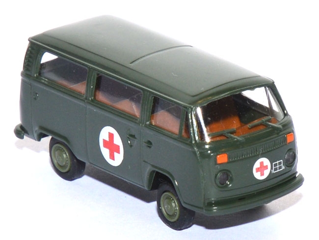 VW T2 Bus Rotes Kreuz BW