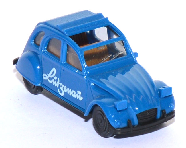 Citroen 2 CV 6 Ente offen Lütgenau blau