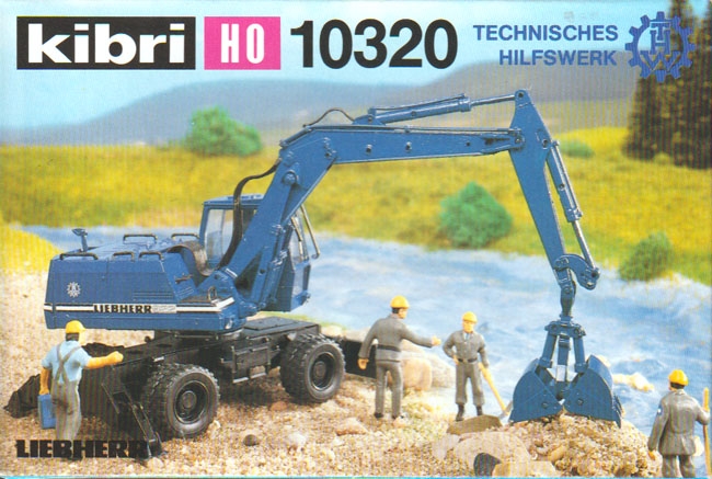 Liebherr A 922 Bagger THW blau Bausatz