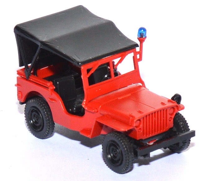 Willys Jeep mit Verdeck Feuerwehr