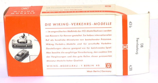 Leerpackung von Mercedes-Benz LP 1620 Pritschenlastzug DB