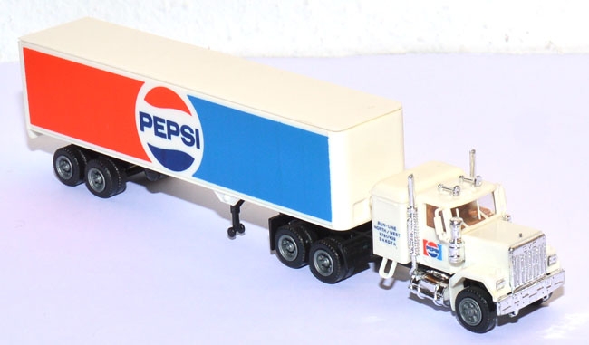 GMC General Sleeper Koffersattelzug Pepsi Run-​Line weiß