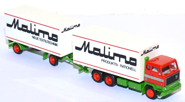 Volvo F 89 Kofferlastzug Malimo