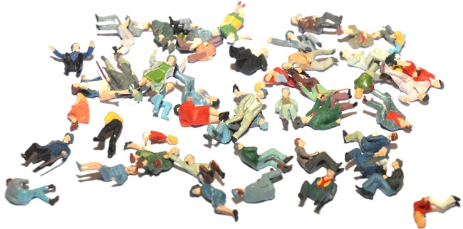 Figuren sitzend 50 Stück