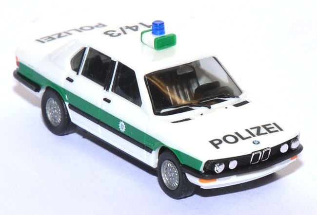 BMW 528i Polizei Bayern grün