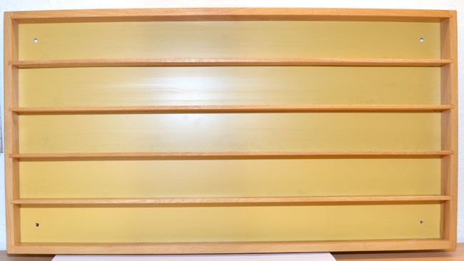 Vitrine / Schaukasten 5 Ebenen, 710 x 380 x 54 mm