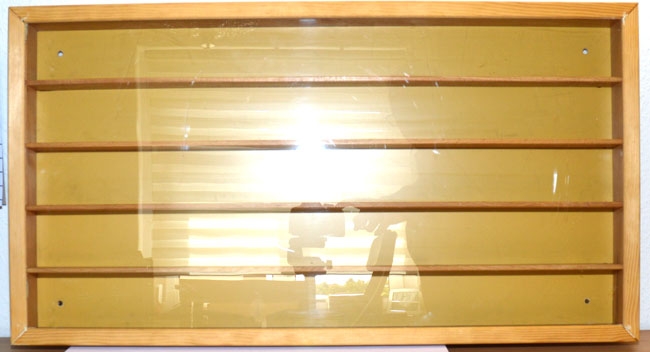 Vitrine / Schaukasten 5 Ebenen, 710 x 380 x 54 mm